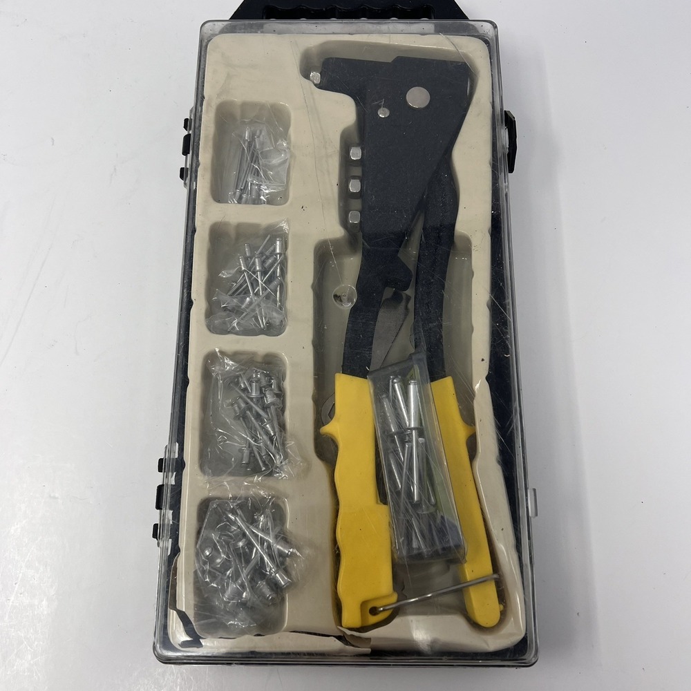 PERFORMANCE TOOL W2017C Hand Riveter Set - Rivet Set with Rivets Works Great - Picture 2 of 16